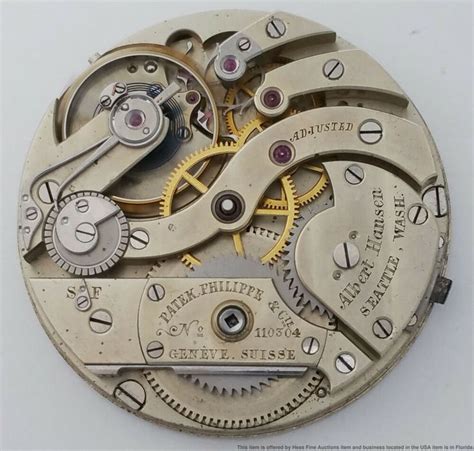 patek philippe movement|Patek Philippe pocket watch movement.